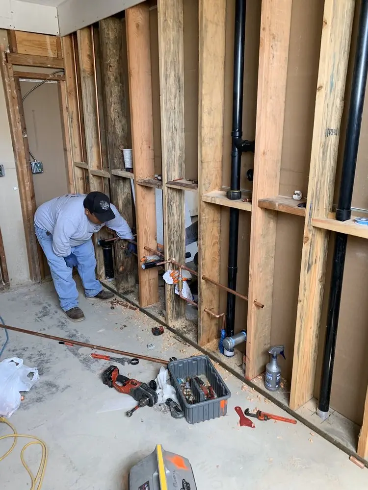 Commercial rough-in plumbing for Gas Line Repair in Near East Side